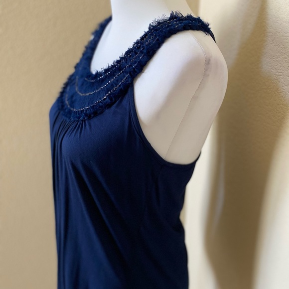 West Kei Navy Tank Top - Picture 2 of 5